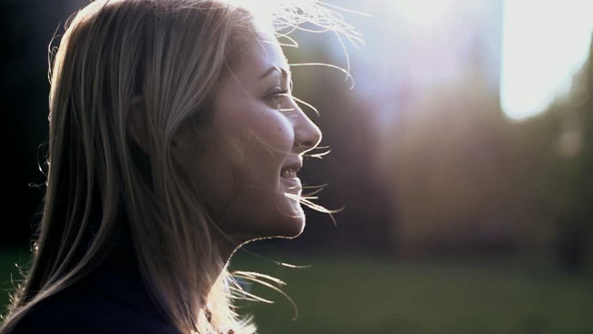 Women Smiling In The Sunshine Stock Footage Video 100