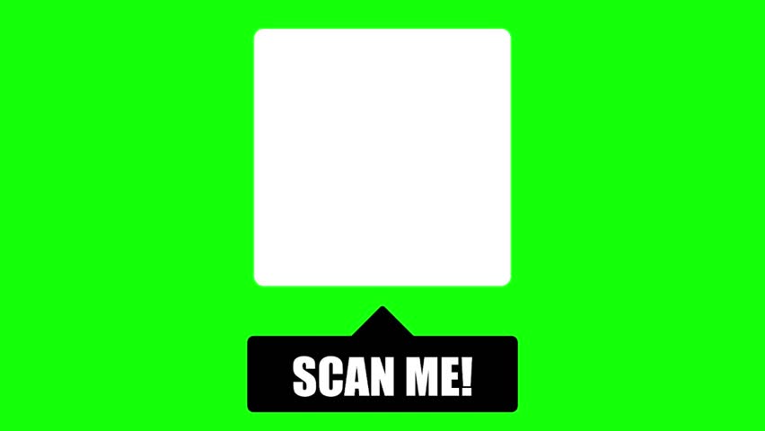 Animated QR Scan Me Frame - Animated User Interface Icon