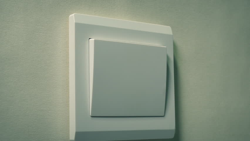 Switch Turned On Or Off Close-Up
