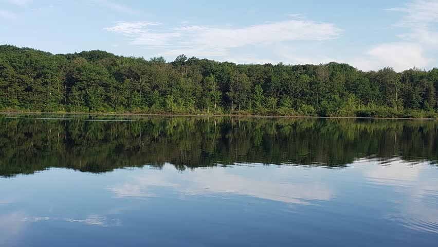 Lake of Pennsylvania, USA which is perfect for any documentary or any background related projects.