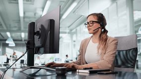 Professional Woman Customer Support Agent Assisting Headset Call Center Clients - Powered by Shutterstock - Get 15% off with code: PIKWIZARD15