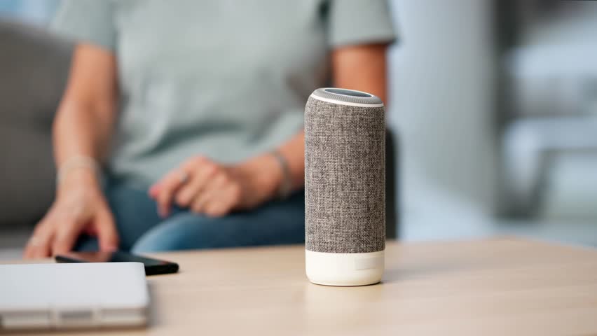 Using Smart Voice Assistant Wireless Mini Speaker