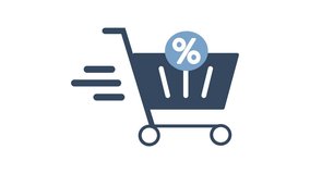 market research animated icon, shopping cart - Powered by Shutterstock - Get 15% off with code: PIKWIZARD15