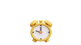 3D animation alarm clock alpha channel - Powered by Shutterstock - Get 15% off with code: PIKWIZARD15