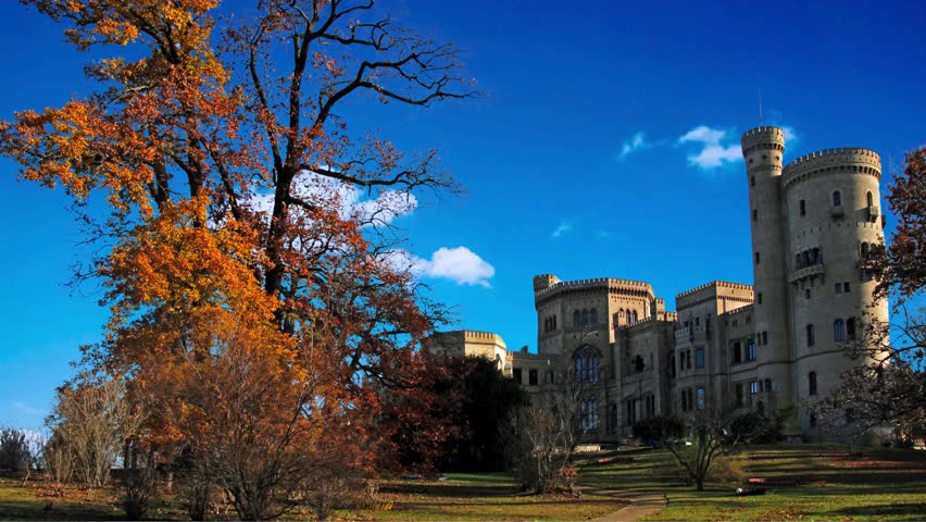 Babelsberg Palace view in Potsdam of GermanyBabelsberg Palace view in Potsdam of GermanyBabelsberg Palace view in Potsdam of Germany