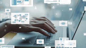 Woman using laptop and business data concept - Powered by Shutterstock - Get 15% off with code: PIKWIZARD15