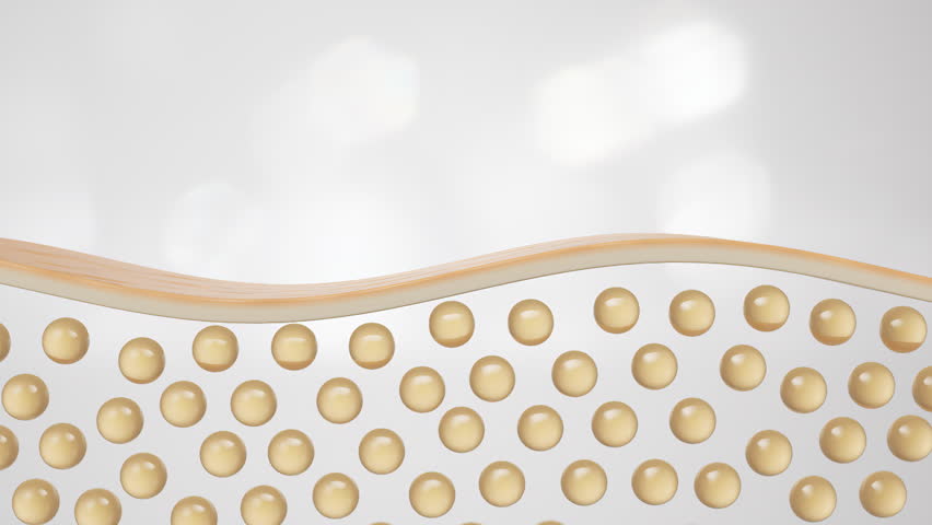 Rejuvenate sagging skin, firmer skin layer with vitamins and skin care serum.