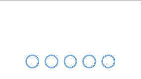 Animated Bar Chart with Circular Infographic Elements. Business Data Visualization, Statistics and Analytics Concept. Growth changes visual.  - Powered by Shutterstock - Get 15% off with code: PIKWIZARD15