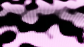 Pink dots moving on black background animation loop. Design - Powered by Shutterstock - Get 15% off with code: PIKWIZARD15