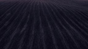 Aerial View Dark Ploughed Field Sunset Landscape Agriculture Rows Farmland Dusk Horizon Rural Nature Scenery Soil Texture - Powered by Shutterstock - Get 15% off with code: PIKWIZARD15