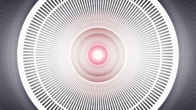 Red and white abstract VJ loop rings in space background - Powered by Shutterstock - Get 15% off with code: PIKWIZARD15