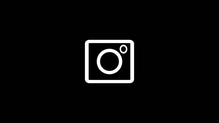 Interested in using Editorial content for commercial purposes Camera icon camera photo snapshot capture photograph on black background