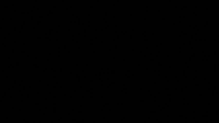 House Music Text Animation with Lens Distortion Zoom and CRT RGB Split Glitch Effect Video