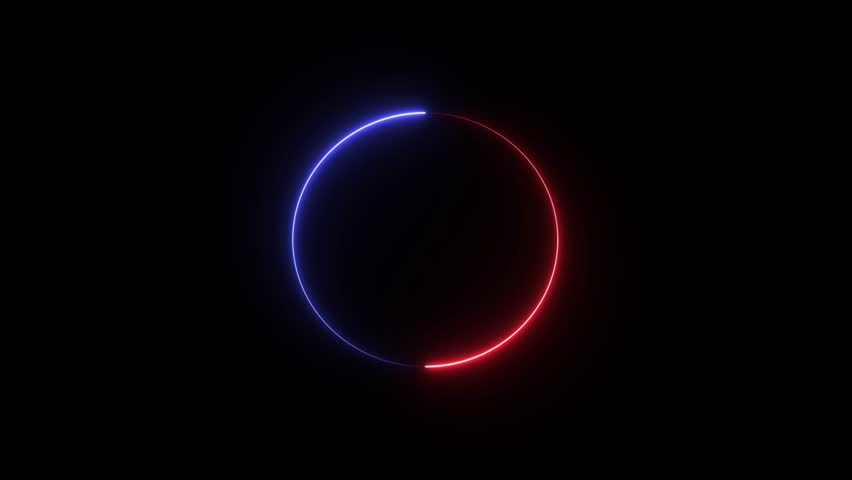 neon-style play button icon, a universal symbol for initiating media playback.