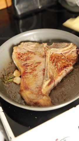 T-bone steak roast cut of meat juicy roast beef tasty snack fresh delicious gourmet food background on the table rustic food top view copy space
