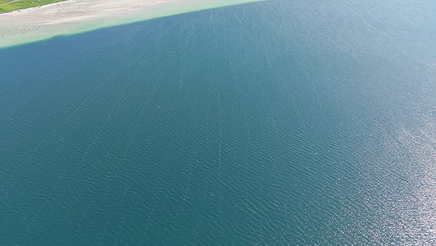 Scenic view near Flakstadpollen in the lofoten islands, Norway