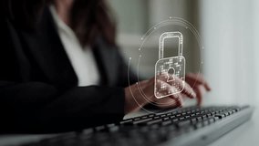 Cyber security protection and cyber security strategies against cyber threats, system hacks, digital breaches, network attacks, and safeguarding data with strong cyber security infrastructure. Muxer - Powered by Shutterstock - Get 15% off with code: PIKWIZARD15