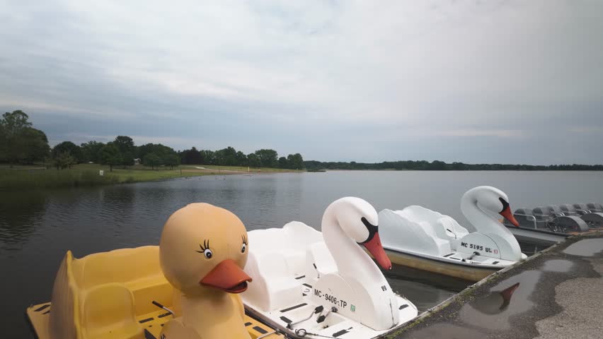 Boat rental at Stony Creek Metropark in Washington Township Michigan.