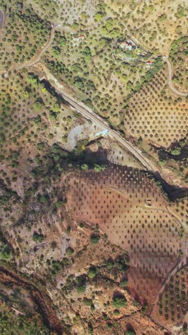 El Chorro, Spain, Camino del Rey on a bautiful mountain landscape