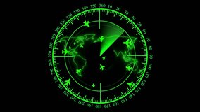 A fictional air traffic controller radar sweep screen with miscellaneous animated data and graphs.Digital realistic radar with targets on monitor in searching. Air search .   - Powered by Shutterstock - Get 15% off with code: PIKWIZARD15