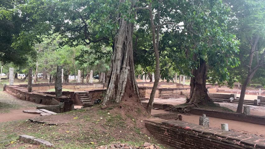 Ancient Ruins in Mahamewna Uyana, Anuradhapura Sri Lanka – Sacred Park with Historic Monuments, Spiritual Heritage, and Timeless Architecture in the Ancient Capital of the Island Nation