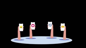 Social Media Profile Animated Icon or social media animated video - Powered by Shutterstock - Get 15% off with code: PIKWIZARD15