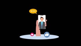 Social Media Profile Animated Icon or social media animated video - Powered by Shutterstock - Get 15% off with code: PIKWIZARD15