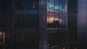 This stunning aerial footage shows a futuristic smart city at night. Animated, glowing Wi-Fi icons pulse above the skyscrapers, visualizing a city-wide network of connectivity and data. - Powered by Shutterstock - Get 15% off with code: PIKWIZARD15