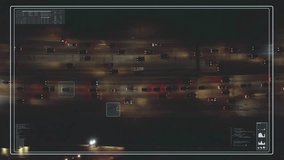 AI-powered traffic analysis and smart city control system, monitoring cars on a busy highway at night with futuristic data visualization. - Powered by Shutterstock - Get 15% off with code: PIKWIZARD15