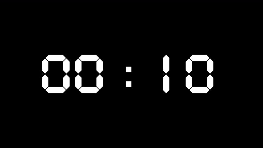10 Second Countdown Timer Animation. A simple 10 second animated countdown video, perfect for intros, presentations, quizzes, events, and video editing needs