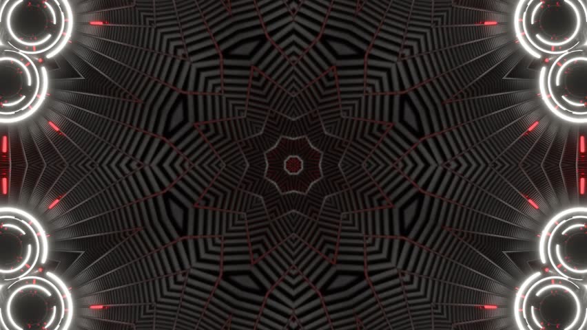 Seamless Neon Cyberpunk VJ Background Loop, Abstract Motion Visual for Live Shows and DJs	