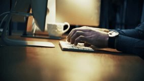 Hands Typing On Computer Keyboard. Working Late Home Office. Working At Night Business Project. Writing Code On Computer. Online Business Management. Working On Deadline.  Online Business Management - Powered by Shutterstock - Get 15% off with code: PIKWIZARD15