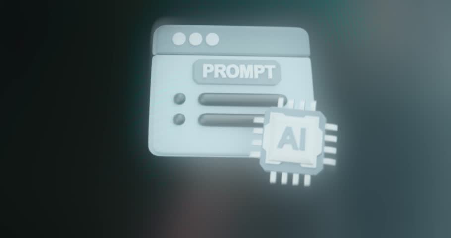 Prompt interface used to interact with AI