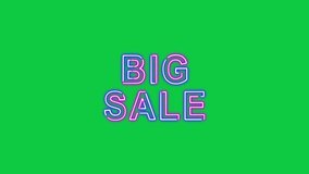 big sale black friday neon lights pink and blue flicker on green background loop mega sale promotion and special offer 4K animation - Powered by Shutterstock - Get 15% off with code: PIKWIZARD15