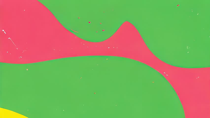 Funky abstract grunge pattern neon green and pink waves ad flower with soft transitions gritty halftone speckled retro acid texture animated cartoon background