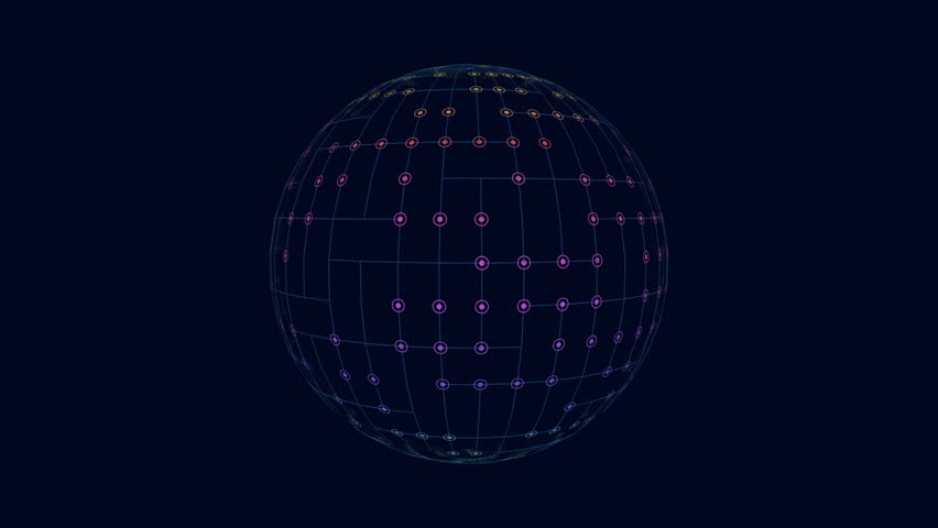 A 3D sphere with an intricate grid pattern, possibly for digital design purposes. Ideal for enhancing visuals in web or app development projects