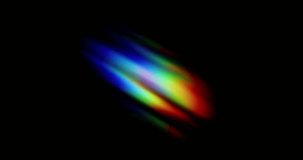Real rainbow of sunlight shining into a prism creating a vivid rainbow of random dancing light rays. Refraction of a sunbeam for a spectrum of lights in vibrant colors for aurora borealis effect. Loop - Powered by Shutterstock - Get 15% off with code: PIKWIZARD15