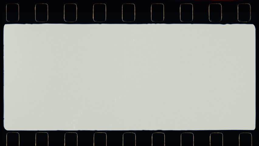 Dirty Old Vintage Film Sprockets Frame Grain Matte Seamless 4K Video Background Overlay Loop Effect