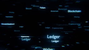 Blockchain  NFT text animation on futuristic background - Powered by Shutterstock - Get 15% off with code: PIKWIZARD15