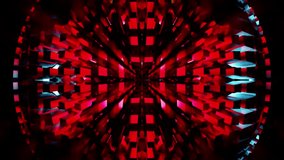 Disco ball red with blue and orange colors VJ loop background - Powered by Shutterstock - Get 15% off with code: PIKWIZARD15