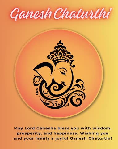 Ganesh Chaturthi wishes template video tamil god ganesh(Vinayagar) wishing template.