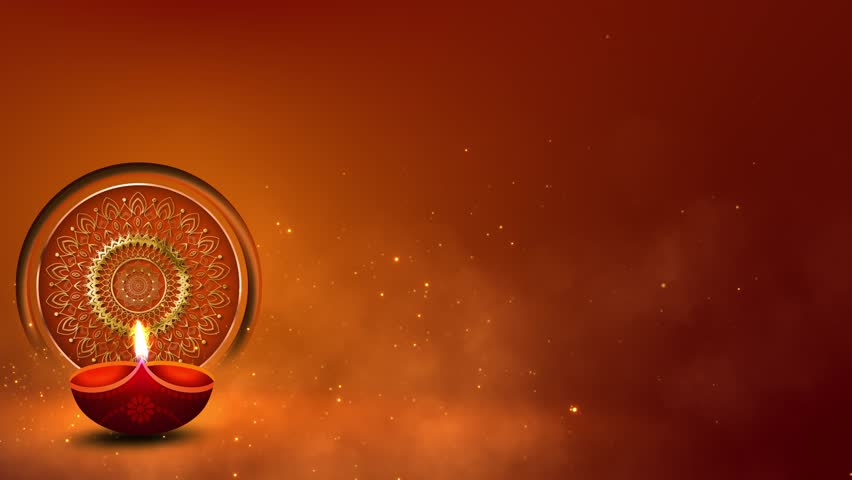 Happy Diwali or Deepawali fireworks. Diwali festival celebration in India. Wishes, Events, Message, holiday. Greeting. Happy Diwali - Indian festival, greeting of oil-lit lamps festive background