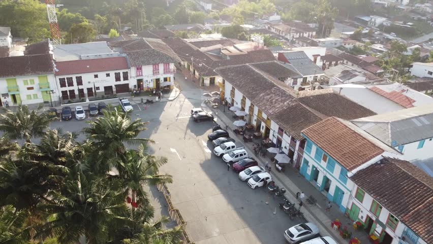 360 View of Medellin City Colombia