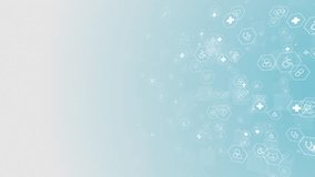 Digital Healthcare Innovation Medical health business corporate particles technology background loop - Powered by Shutterstock - Get 15% off with code: PIKWIZARD15