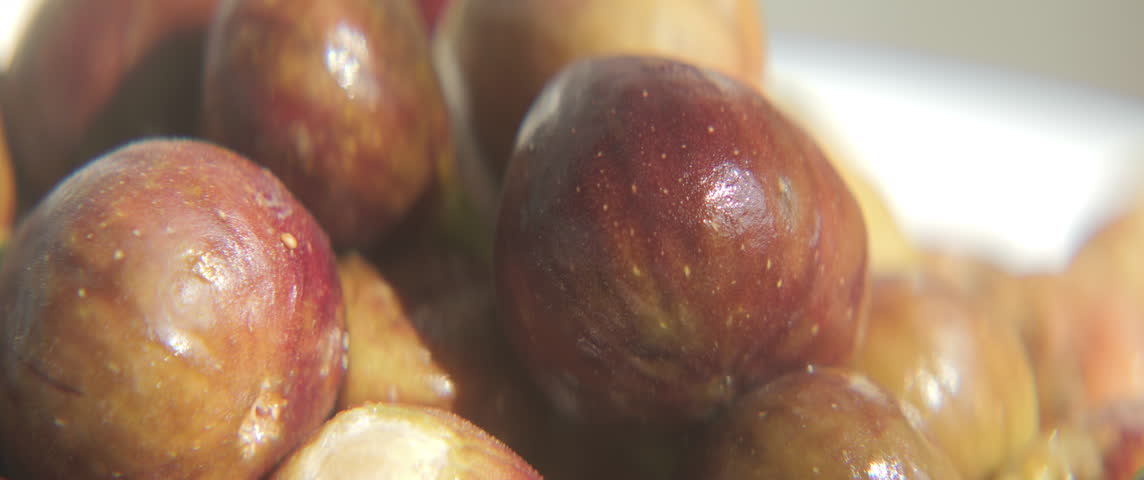 Healthy fig exotic fruit pile anamorphic 5.7K video