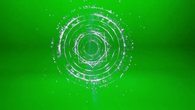 A collection of magical and mystical circular effects, often known as magic circles or sigils, rendered on a green screen. - Powered by Shutterstock - Get 15% off with code: PIKWIZARD15