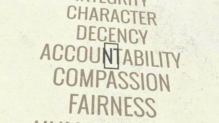 Morality 3D Scrolling Title Animation