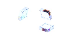 Abstract geometric animation, glass cube, 4k looping video, 3d render - Powered by Shutterstock - Get 15% off with code: PIKWIZARD15