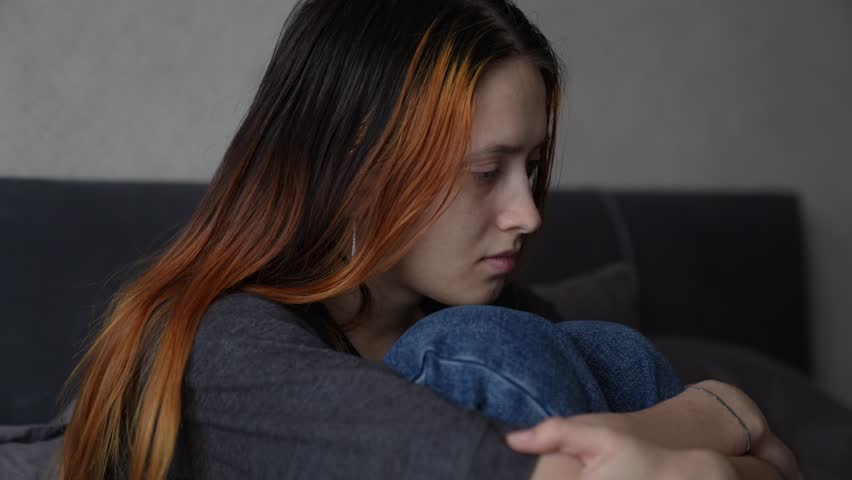girl stress, women experiences, girl Girl alone, coping with loneliness, self-reflection and sadness, feeling disconnected from the world, feeling unrecognized, stillness during sadness, feeling