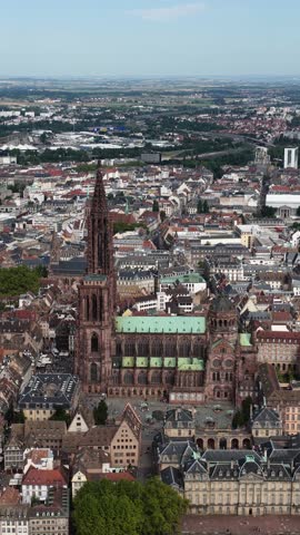 Strasbourg Cathedral, Cathedrale Notre Dame de Strasbourg , Strassburger Munster.